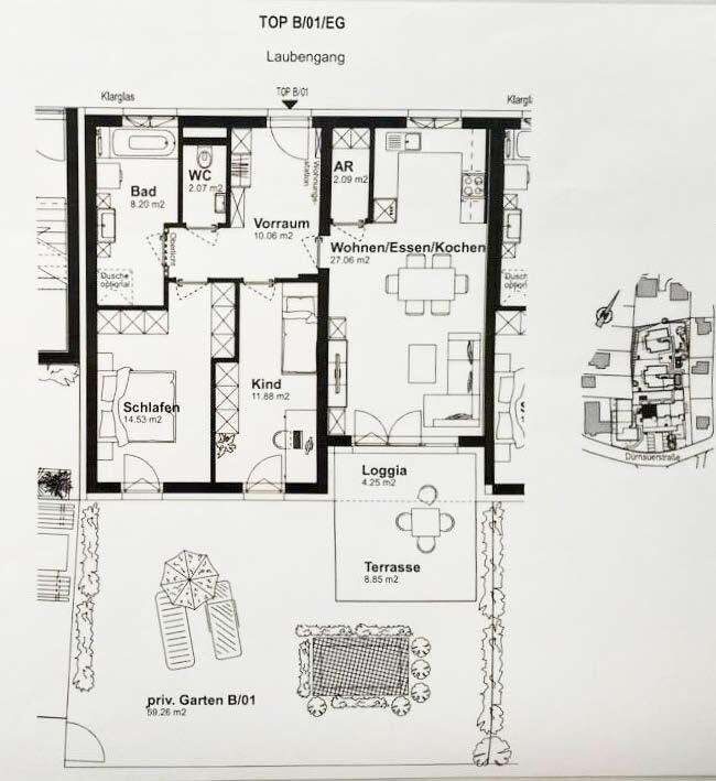 Duerrnauer gartenwohnung grudnriss